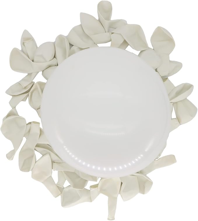 Yellow Balloon Arch Garland Kit-White Balloon 122Pcs - Image 7