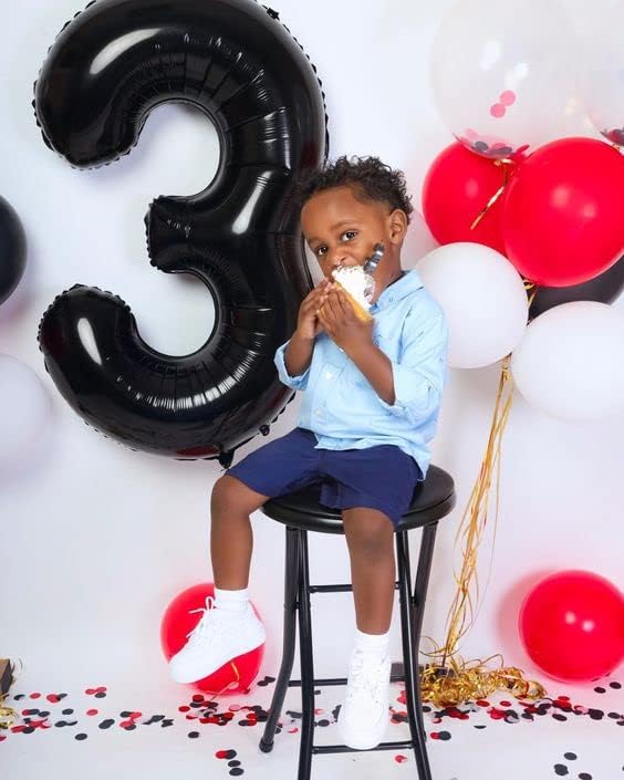 Black Number 10 Balloon 40 Inch - Image 7