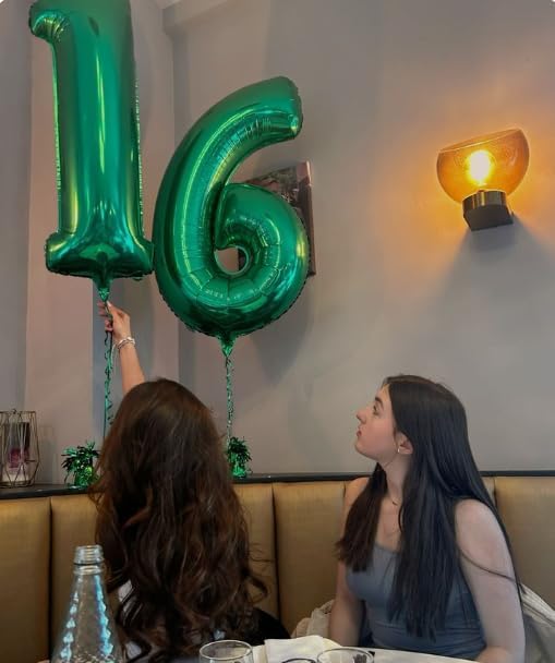 Green 40 Inch Large Number 15 51 Birthday Balloon, 15 51 Birthday Celebration - Image 5