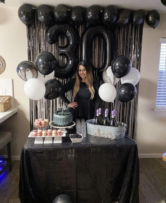 Black Number 13 Balloon 40 Inch - Image 7