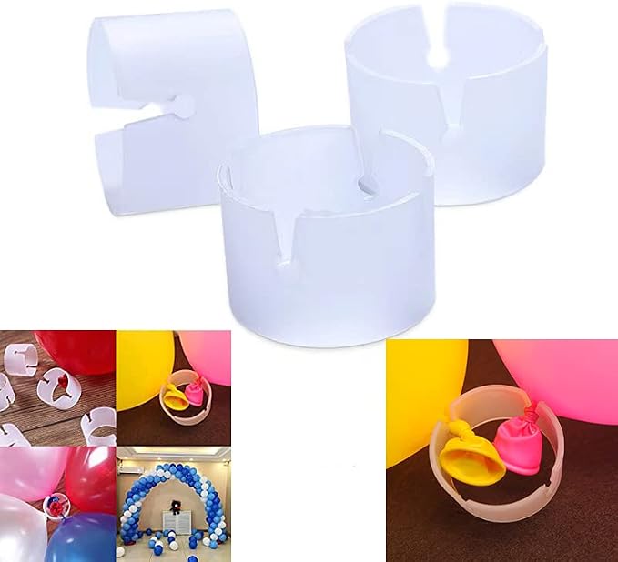 50Pcs Decorative Decor Balloon Rings Buckle Balloon Arch Folder Convenient Clip - Image 8