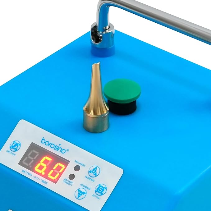 Electric Balloon Pump with Timer Pedal & Control, Portable Inflator Blower | - Image 9