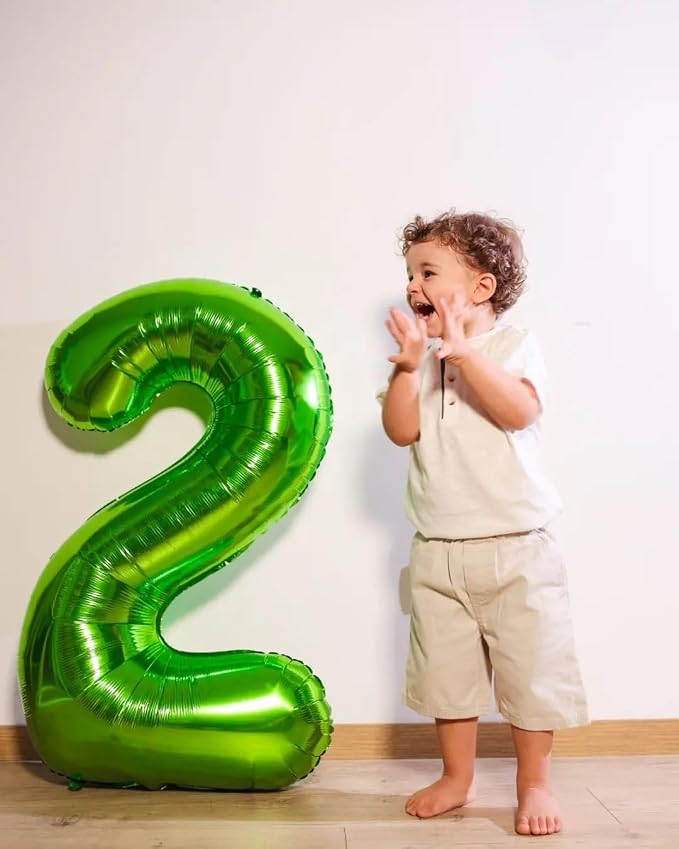 Light Green Number 3 Balloon 40 Inch - Image 9