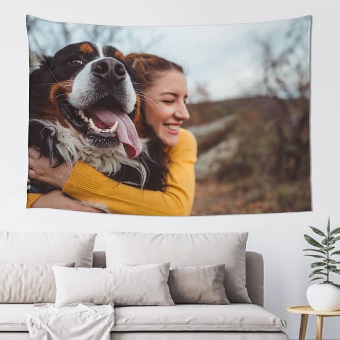JINJUREN Custom Tapestry Upload Images Personalized Custom Tapestry Customized - Image 9