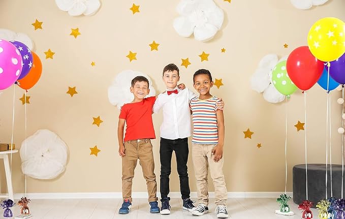 Metallic Plastic Wrapped Balloon Weights Party Decorations 12 Pcs - Image 9