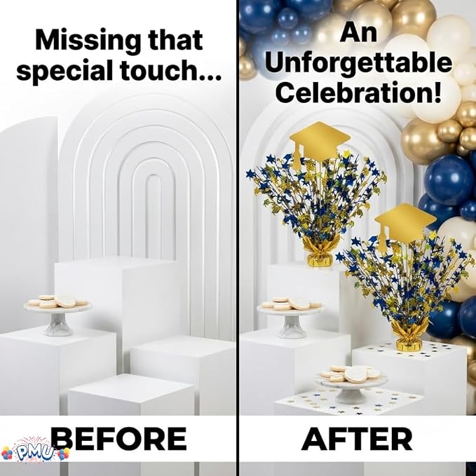 PMU 6 Pcs Graduation Centerpieces - Image 9