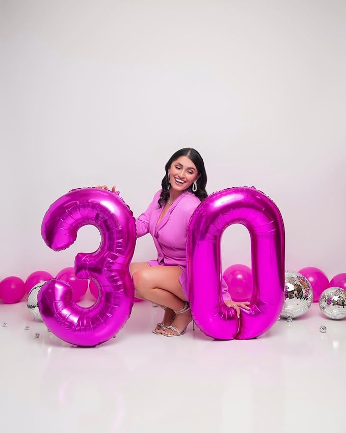 Rosy Purple 5 Balloon - Image 9