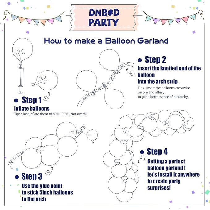 Spring Floral Butterfly Balloon Arch Kit, Butterfly Foil Balloons - Image 9