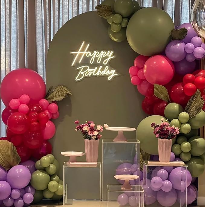 10 Inch Hot Pink Balloons - Image 7