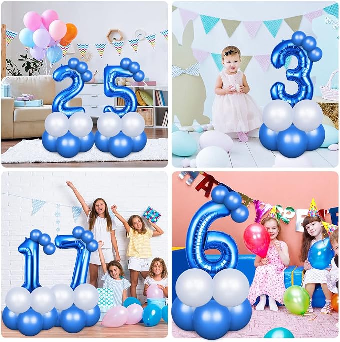OFFCUP 40 Inch Blue Number 21 Balloon - Image 7