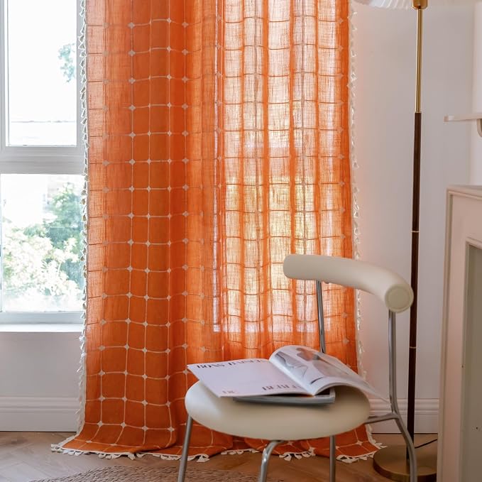 Sutuo Home Boho Curtains Plaids - Image 8