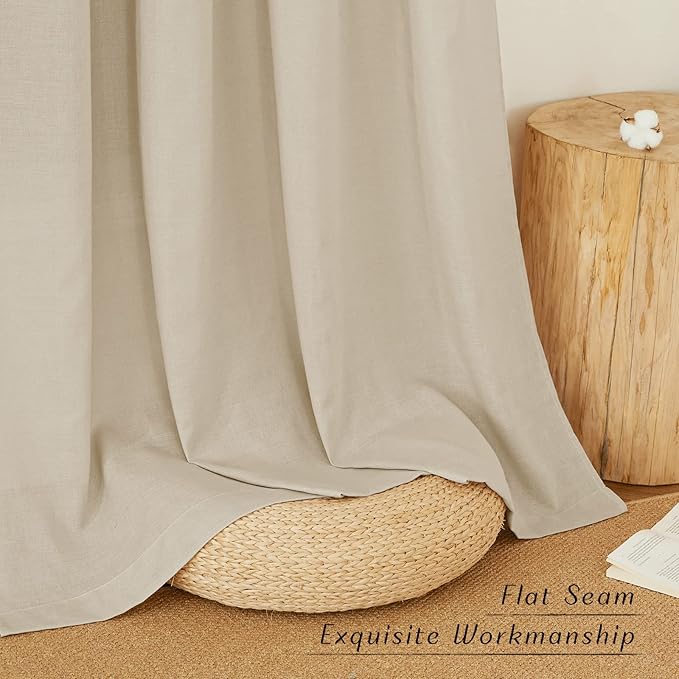 NICETOWN Angora Short Linen Curtains - Image 7