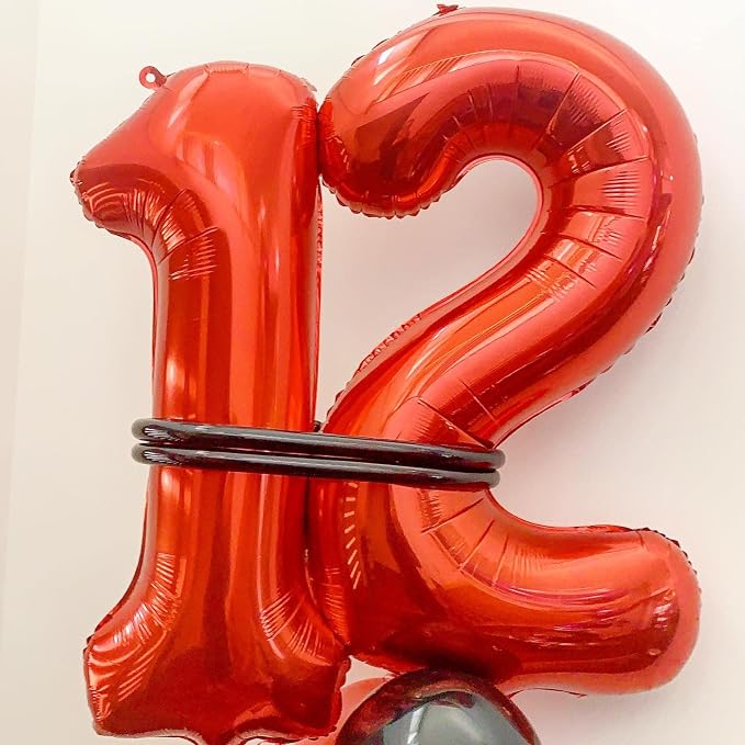 40 Inch Red 16 Number Balloons Giant 16 or 61 Balloons Red Birthday 16 Balloons - Image 7