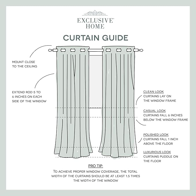 TOWN & COUNTRY LUXE Talia Double Layer Indoor Curtains, Sheer and Room - Image 7