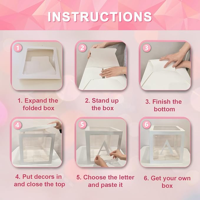 Ledido Transparent Balloon Boxes - Image 6