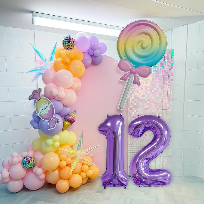 Purple 15 Balloon Number, 40 Inch Number 15 Balloon Big Foil Mylar Helium - Image 7