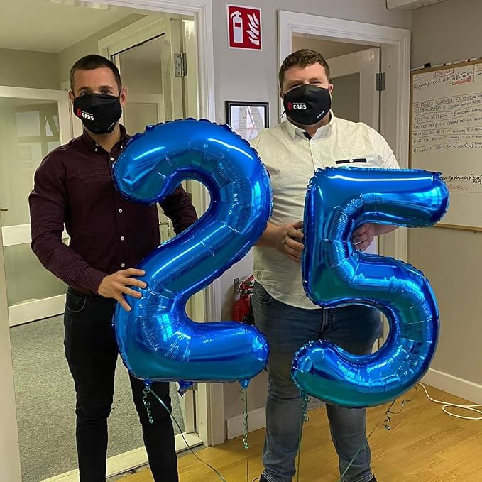 Navy Blue Number 25 Balloon 40 Inch - Image 7