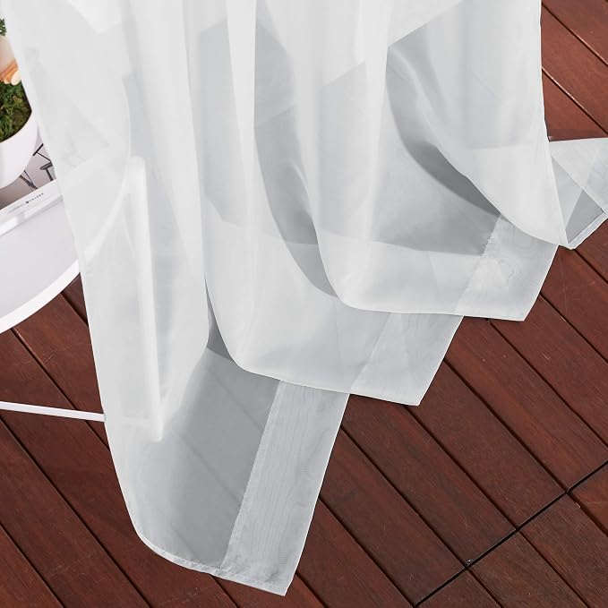 NICETOWN Long Sheer Curtain Panels - Image 7