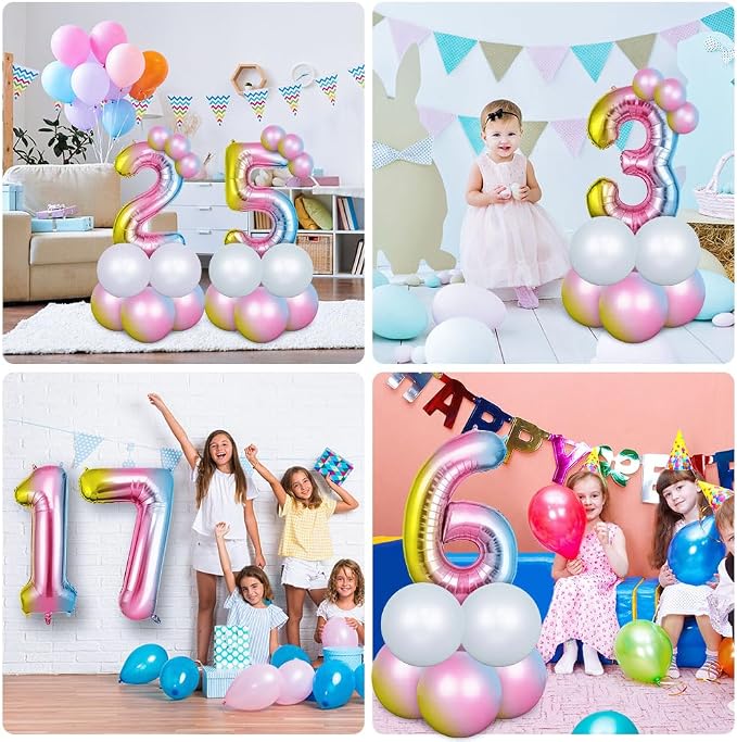 OFFCUP 40 Inch Gradient Number 10 Balloon - Image 7
