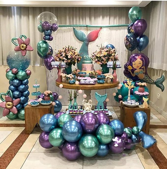 12 Inch Metallic Green Balloons, Baby Shower, Graduate Party Decorations - Image 7