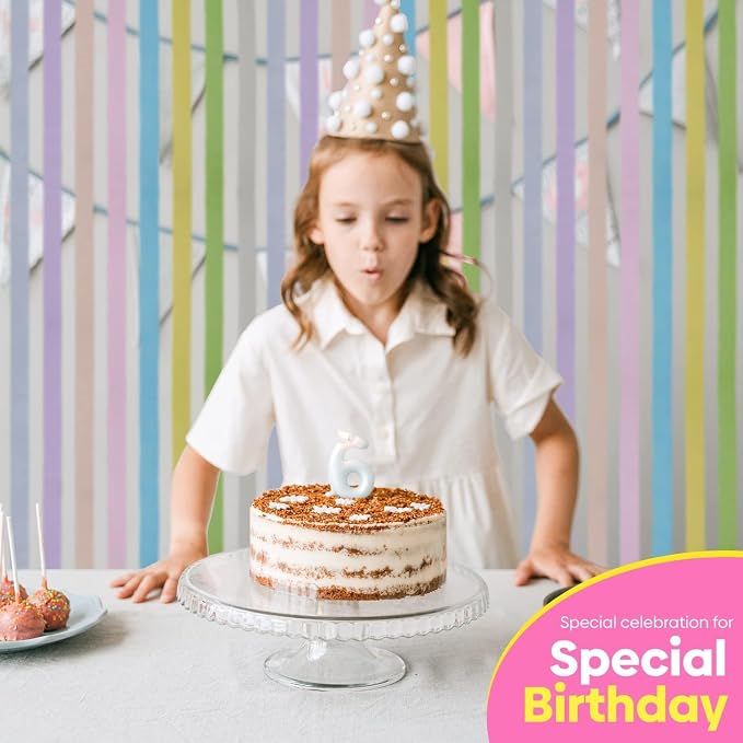 12 Pastel Crepe Paper Streamers, 656ft Pack of Party Decorations | Each roll is - Image 8