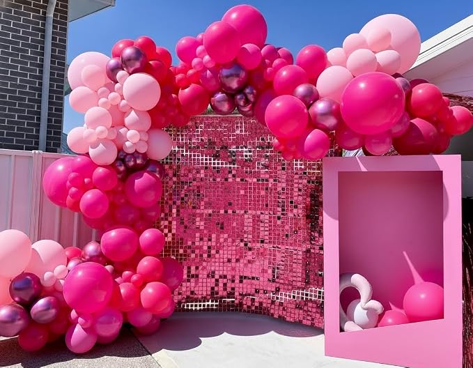 Pink Balloons Garland Arch Kit - Image 8