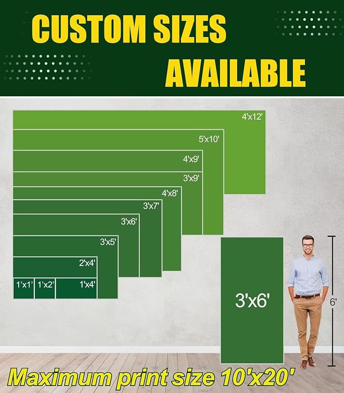 Personalized Custom Banner Printing Made In USA Indoor or Outdoor use Business - Image 6