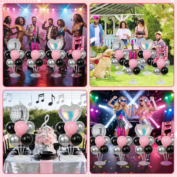 4 Sets Music Party Balloons Stand Kit - Image 7