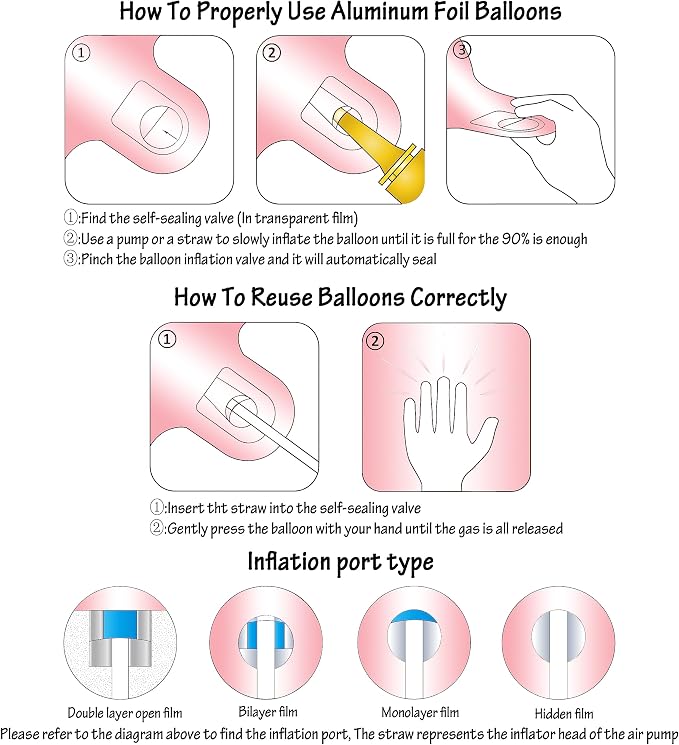 Macaron Pink Number 1 Balloon 40in Large Helium Foil Polyester Film Balloon | - Image 3