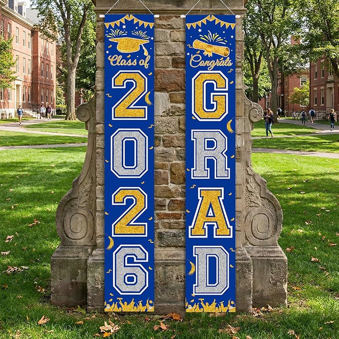 Graduation Banner 2026, Class of 2026 Banner, Indoor Outdoor Graduation Party - Image 7