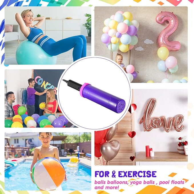 16 Pcs Handheld Balloon Air Pump Inflator Air Pump - Image 7