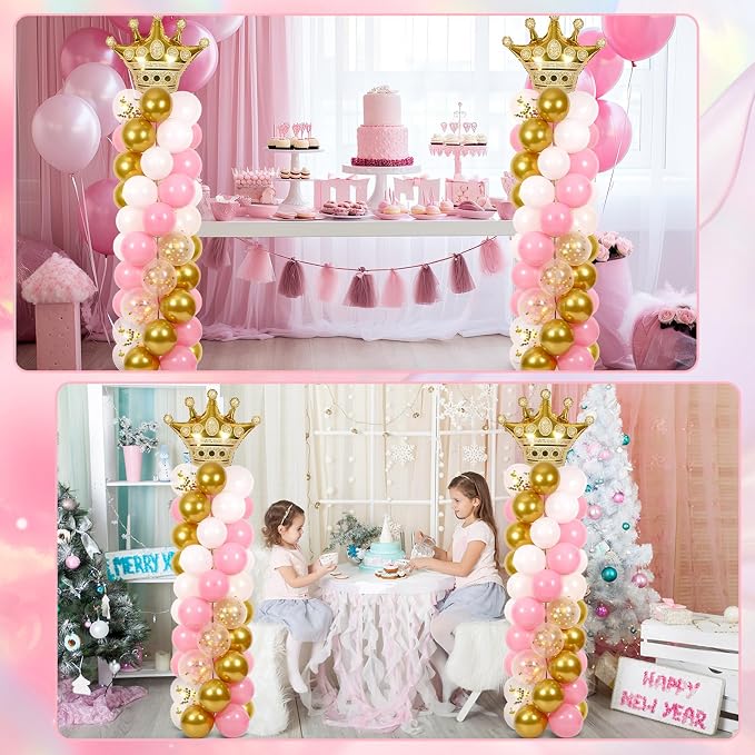 2 Sets Princess Party Balloon Column Stand Kit - Image 7