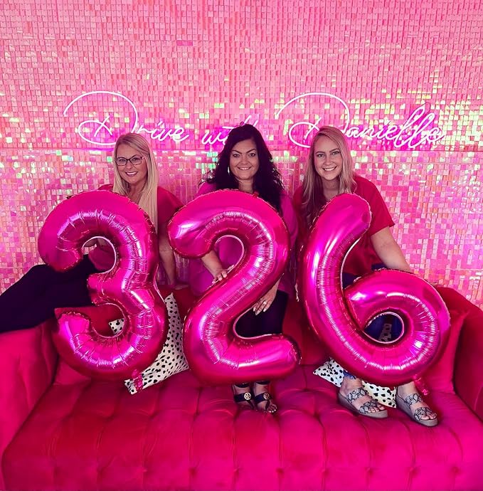 Hot Pink 16 Balloon - Image 9