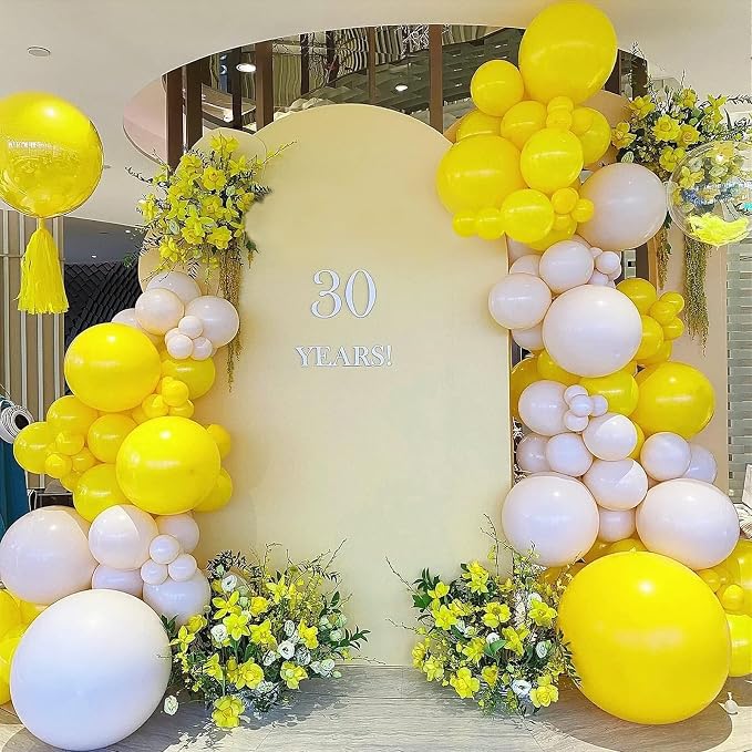 100 Pack Yellow Balloons 12 inch, Graduation, Baby Shower, Bee Party Decorations - Image 6