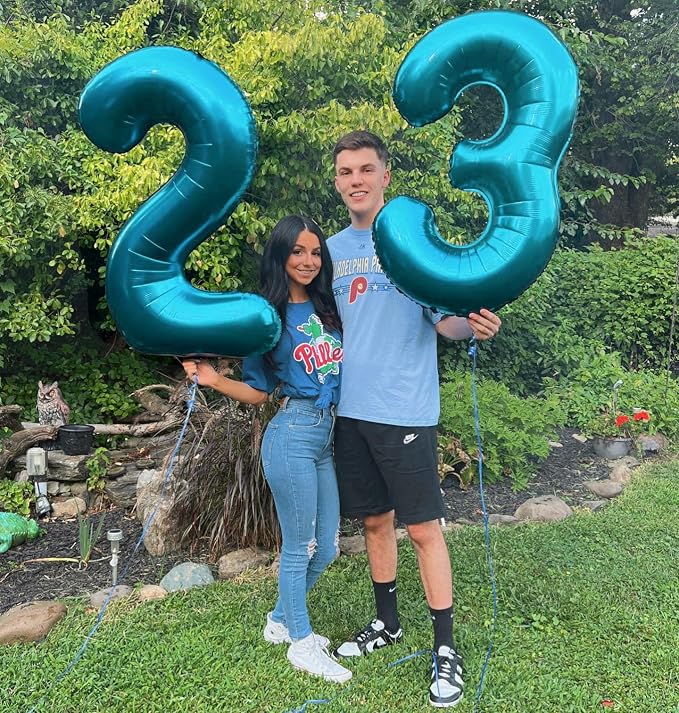 Light Blue Number 5 Balloon 40 Inch - Image 9