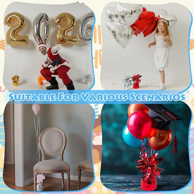 Balloon Weights Black Metallic Anchor Balloon Holder - Image 7