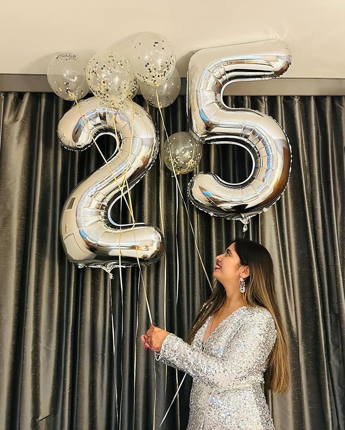 Silver Number 50 Balloon 40 Inch - Image 7