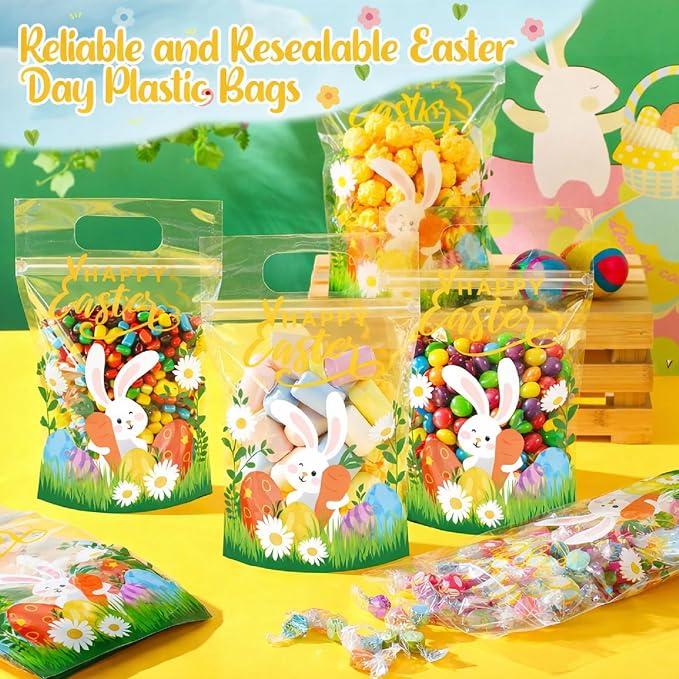 50 Pcs Easter Self Sealed Pouches Clear Sealing Pouches - Image 6