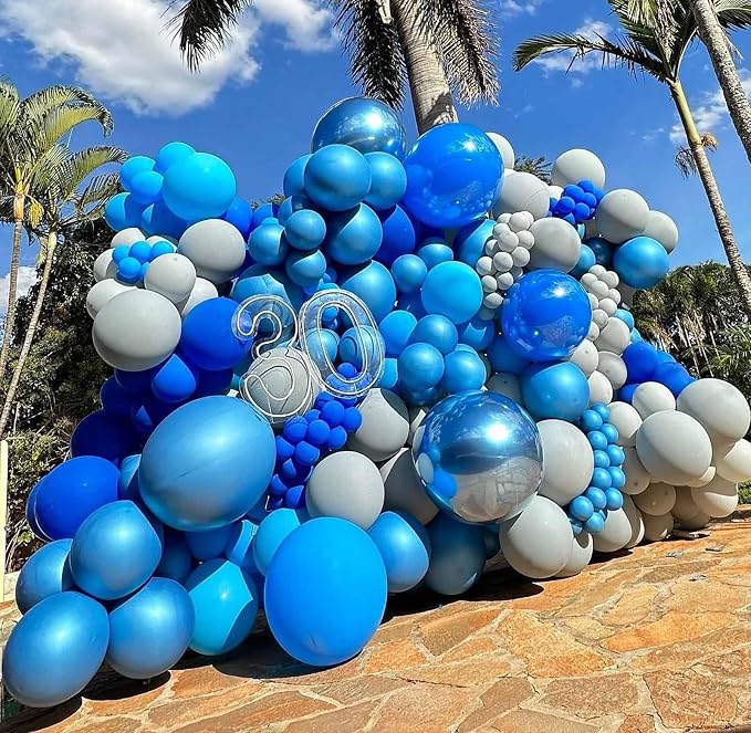 12 Inch Light Blue Balloons, Baby Shower, Graduate Party Decorations - Image 6