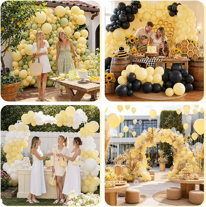 Pastel Yellow Balloons - Image 8