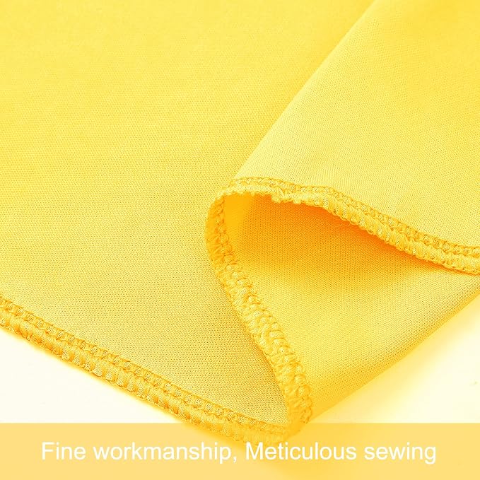 10x12 Yellow Backdrop Curtains for Wedding Party Wrinkle Free Backdrops Curtain - Image 9