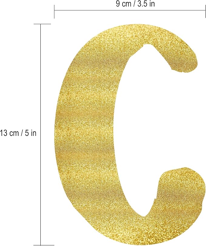 Pre-Strung Cheers to 25 Years Gold Glitter Banner - Image 9