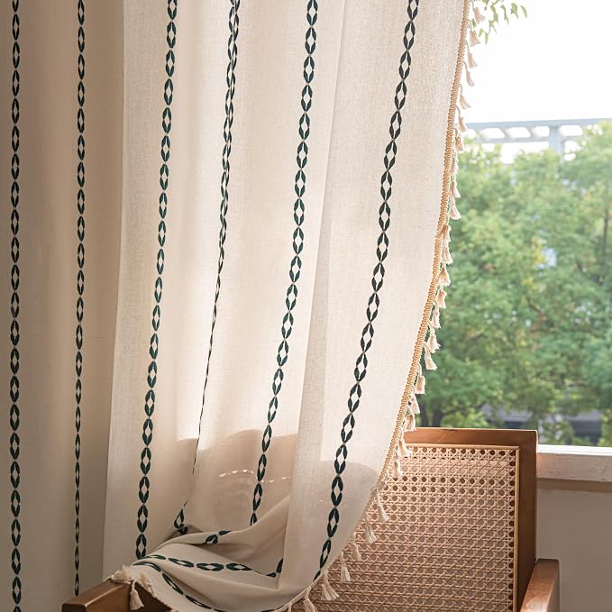 Sutuo Home Boho Curtains 84 Inches Long - Image 8