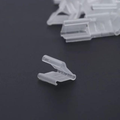 100 Pcs Transparent Balloon V-Shaped Clip Plastic V-Shaped Balloon Clip Wedding - Image 3