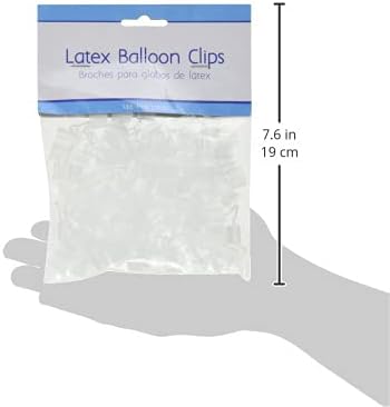 Premium Clear Plastic Latex Balloon Clips - Image 2