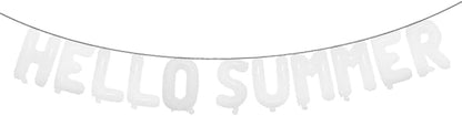 Hello Summer Balloons 16Inch Metallic Mylar Balloon by RUIANSI
