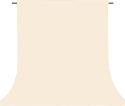 Cream Photography Backdrop for Photoshoot, Fabric 10x20ft | Versatile Studio by TERSUM