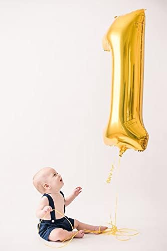 Gold Number 0 Balloon 40 Inch - Image 2