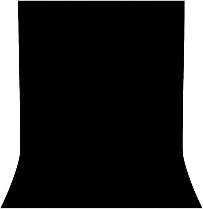 Black Photography Backdrop for Photoshoot, 8x10 FT | Versatile Studio Photo by LYLYCTY
