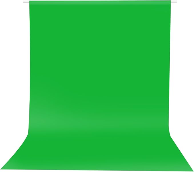 Hemmotop Chromakey Green Screen Backdrop, 5x7ft Small Background Fabric | Solid by Hemmotop